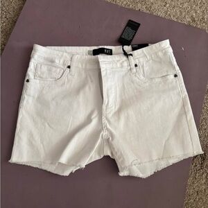 Kut White Denim Shorts
